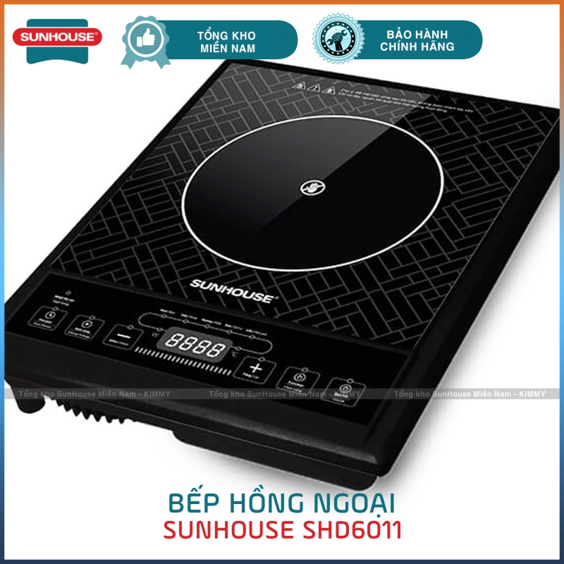 Bếp hồng ngoại đơn tặng vỉ nướng Sunhouse SHD6011